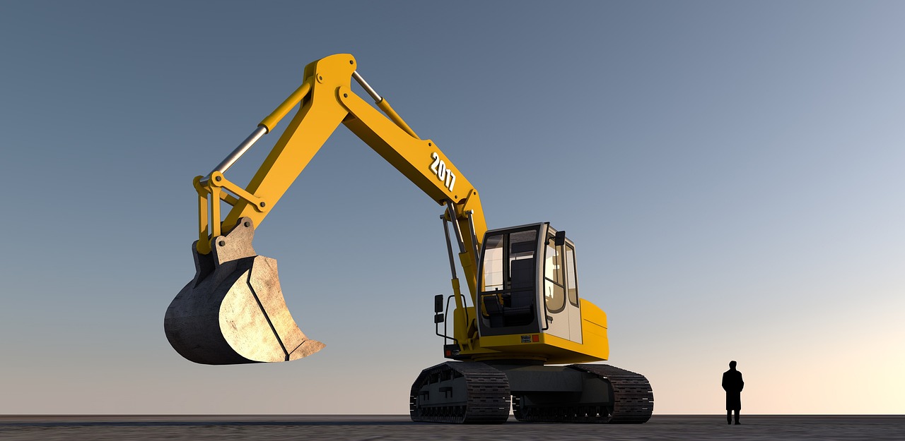 excavator for groundworks contracts